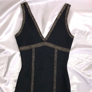 GUESS Sleevless Shimmer Bandage Dress